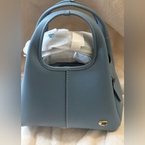 NWT Coach Lana Polished Pebble Leather Shoulder Bag 23